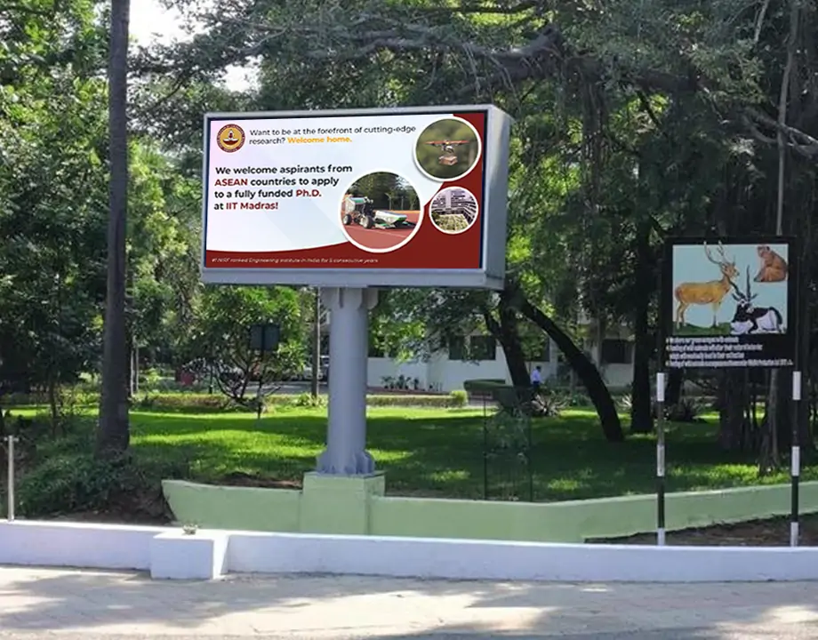 LED Display Installation at IIT Madras