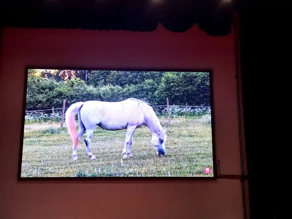 Xtreme Media’s indoor LED display installed in the auditorium