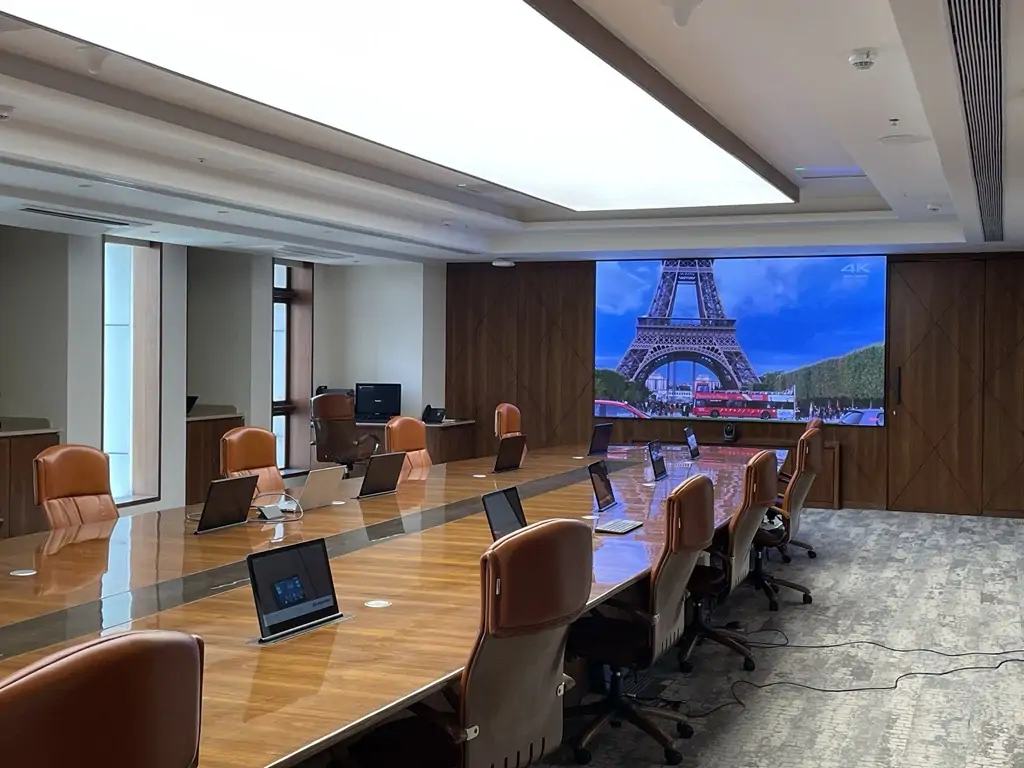 High resolution Boardroom LED Videowall