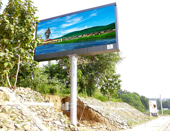 LED Billboard at Statue of Unity