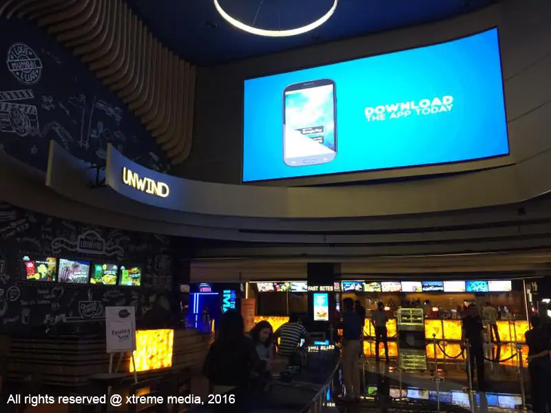 Vibrant LED Display in R-City Mall