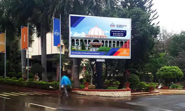 Outdoor LED Video Wall for Wellingkars Institute