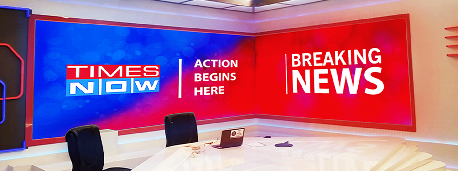 LED Display is the Ultimate Backdrop for Times Now