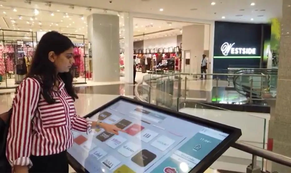 Interactive wayfinding for Seawoods mall