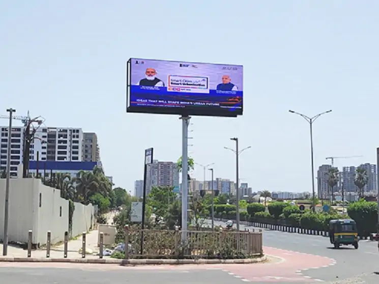 Outdoor LED screen for Surat Smart city 