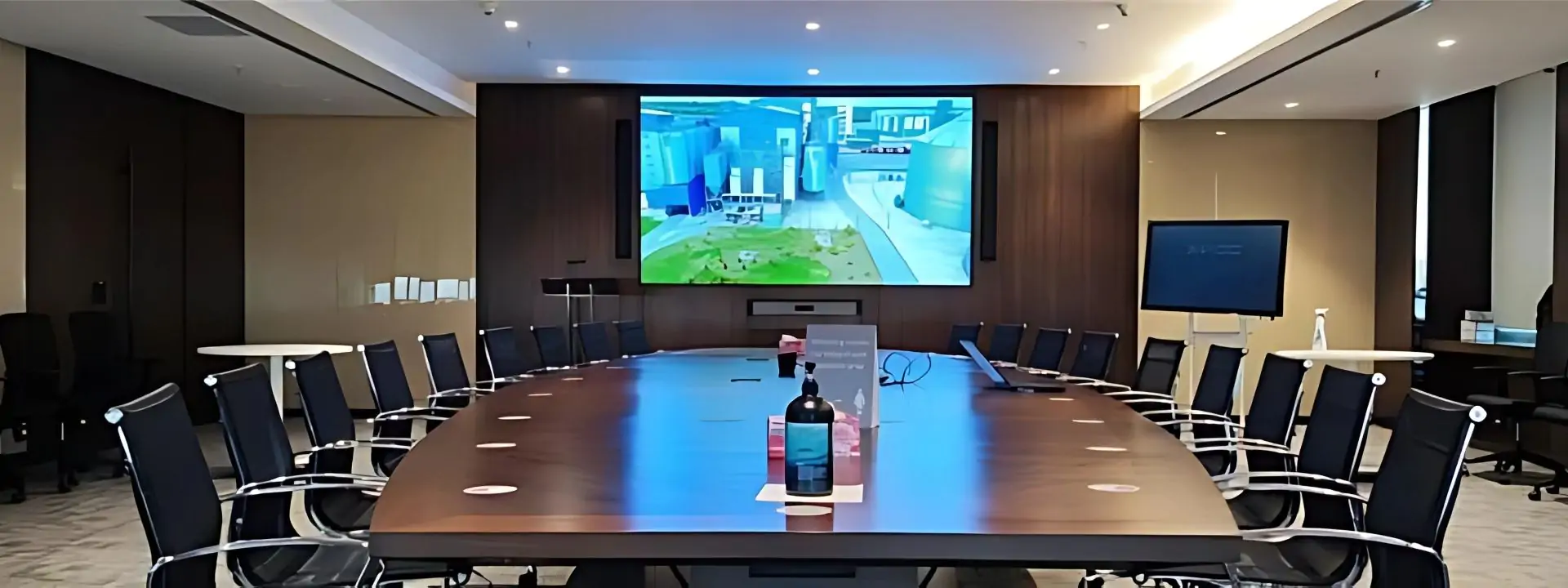 Meeting room display in Noel Tata Boardroom